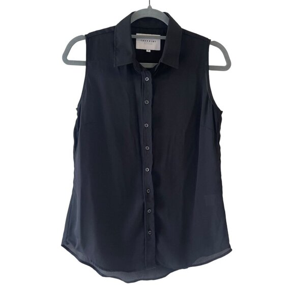 The Shirt by Rochelle Behrens Size S The Signature Sleeveless Shirt Button Down - Picture 1 of 10
